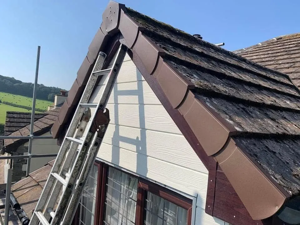 New fascias, bargeboards and guttering in Barnstaple
